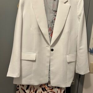 Maurices White Blazer with Structured Shoulders
